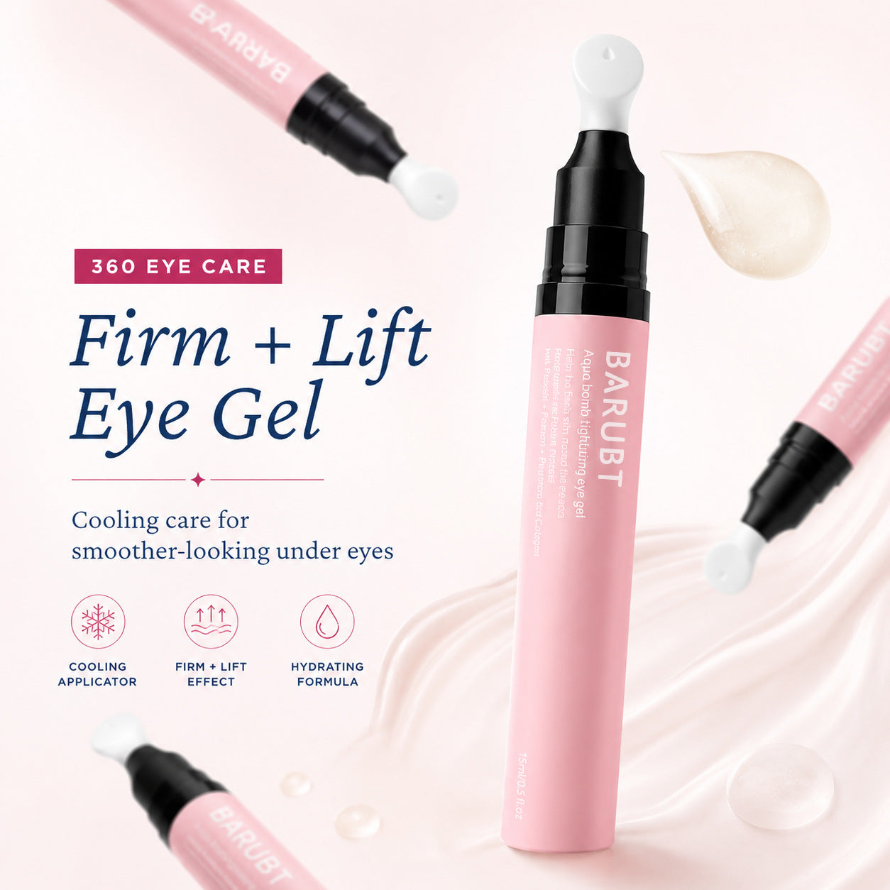 Gifzest® Daily Cooling Eye Essence – Helps Firm, Smooth, and Hydrate Delicate Eye Skin