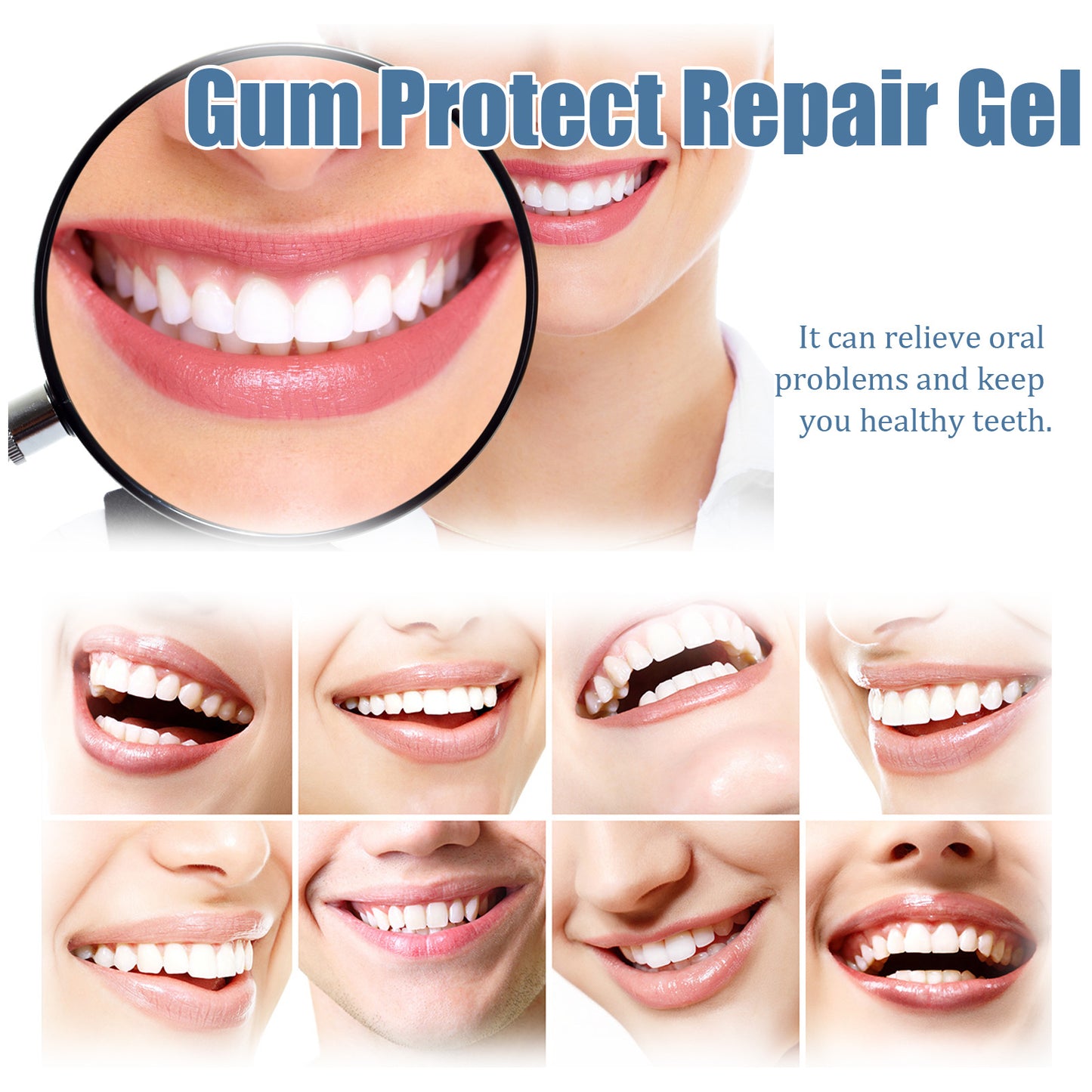 🥇Gum Repair Gel – Natural Relief for Sensitive Teeth, Bleeding Gums & Receding Gums