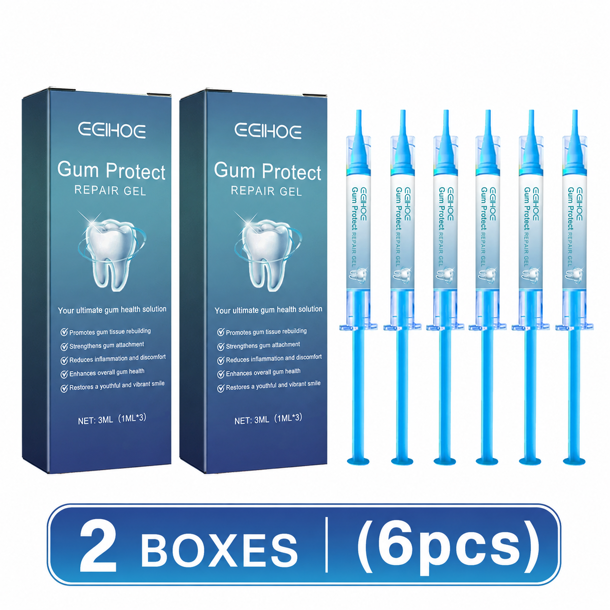 🥇Gum Repair Gel – Natural Relief for Sensitive Teeth, Bleeding Gums & Receding Gums